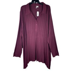 Cato Womens Cardigan Sweater Top Womans 26 28 Button Front Lagenlook NWT